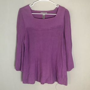 PARKHURST - Square Neck Sweater Shirt